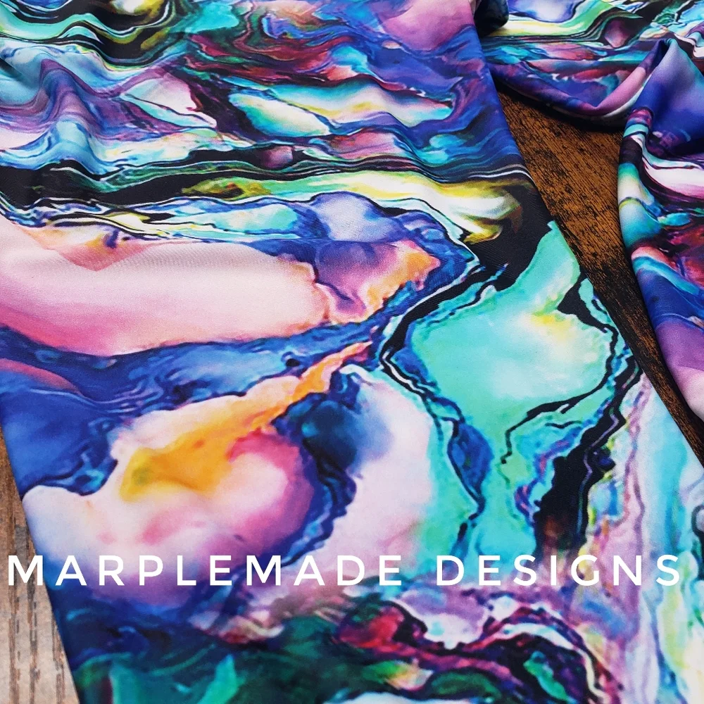 NWT* Xs/ X Long 24x35 flares💜 MarpleMade Designs  super soft yoga, low rise, - Picture 11 of 16